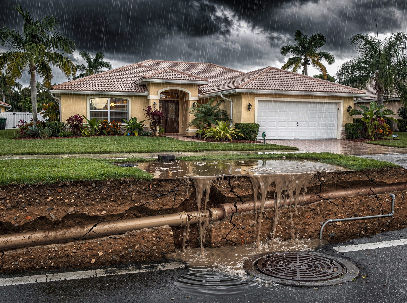 How Heavy Rains Affect Sewer Lines in Coconut Creek Homes