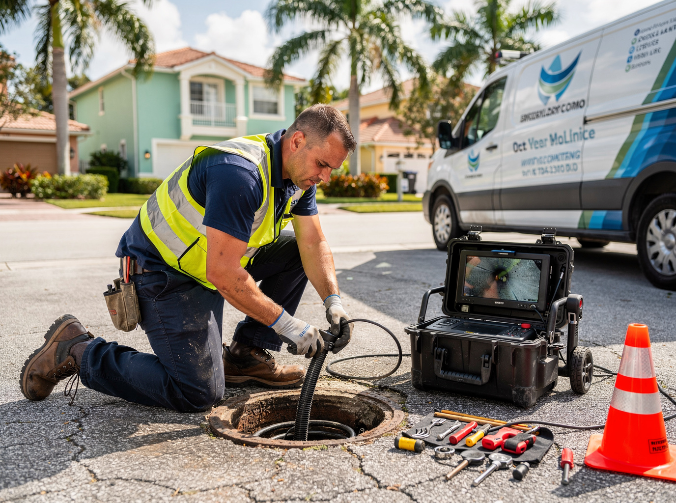 Sewer Camera Inspection in Coconut Creek