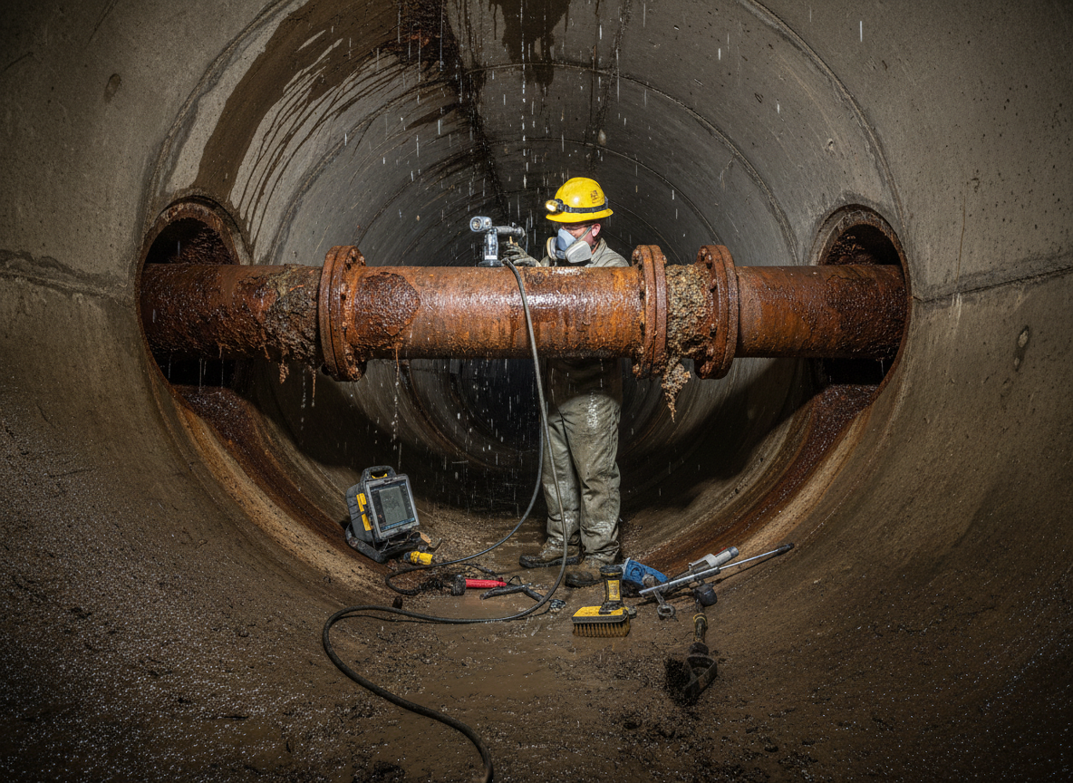 Sewer Pipe Corrosion in Coconut Creek