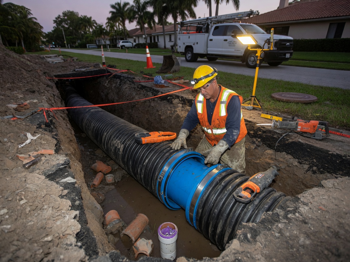 Sewer Pipe Repair in Coconut Creek
